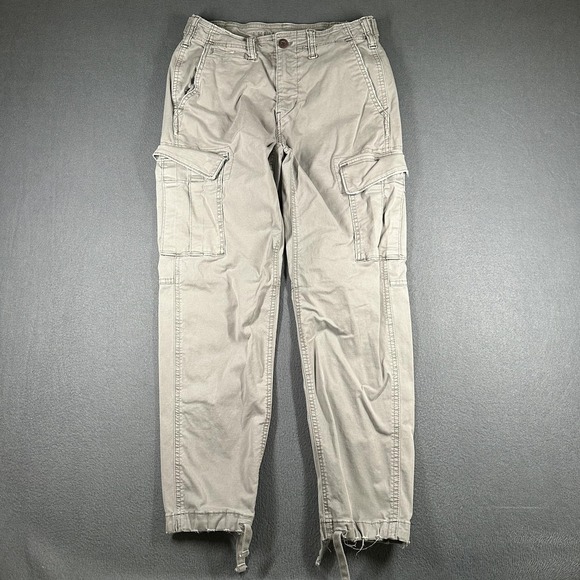 American Eagle Outfitters Other - American Eagle Outfitters Cargo Pants Mens 28x30 Gray 360 Lived-In Flex Slim